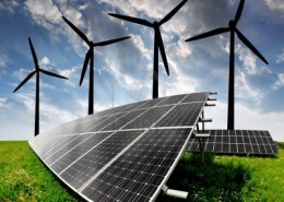 13007691-solar-energy-panels-and-wind-turbine